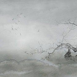 梅-原创定制壁画 mural