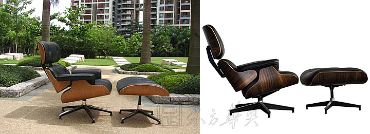 现代经典休闲椅|真皮休闲椅|办公家具|伊姆斯休闲躺椅|老板椅|躺椅|休闲椅